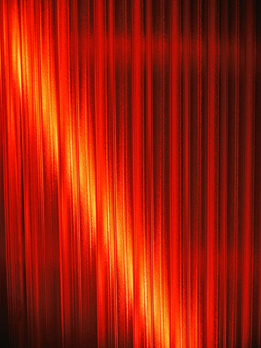 Red, Shimmer, Reflection, red shimmer, curtain, stage - performance space HD wallpaper