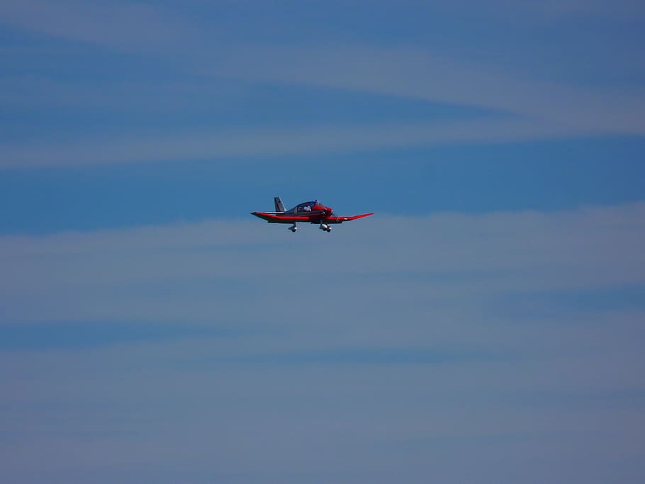 Aerobatics, Fly, Air, Aircraft, M17, sky, propeller, landing HD wallpaper