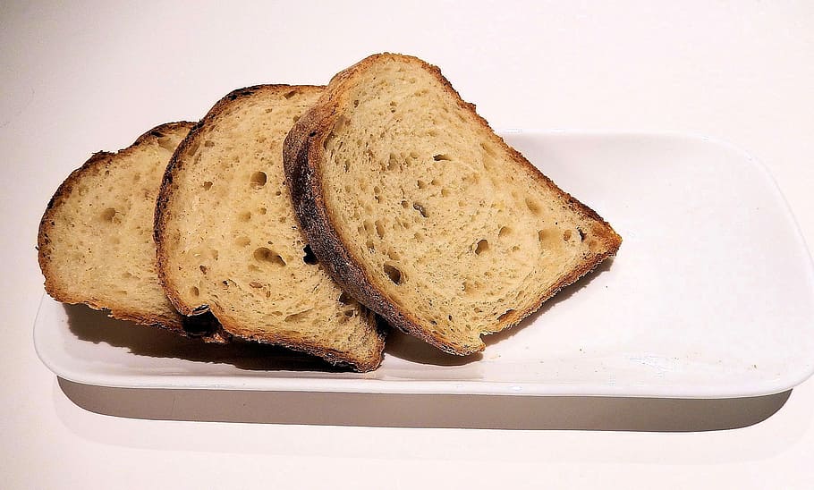 whole grain bread, sliced, texture, oats, corn, wheat, slices HD wallpaper