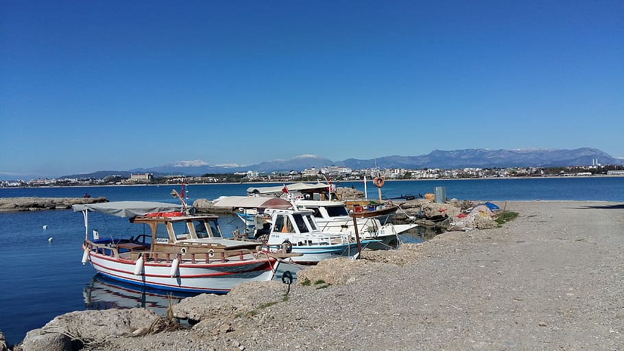 turkey, side, resort, water, nautical vessel, transportation HD wallpaper