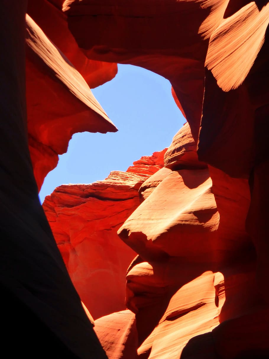 HD wallpaper: nature, geological, canyon, erosion, option, sand, ray ...