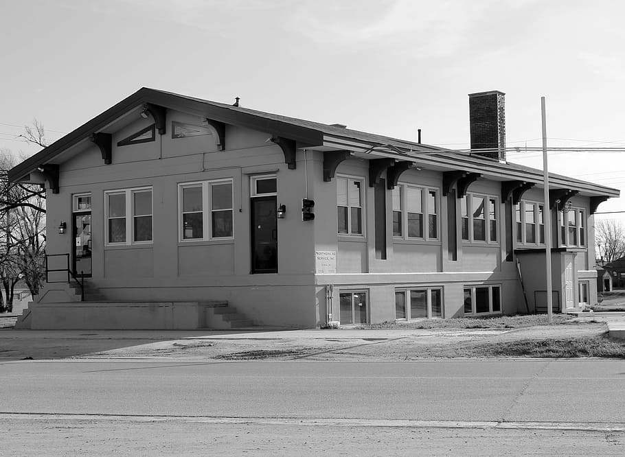 el reno, oklahoma, grain elevator, office, building, buildings HD wallpaper