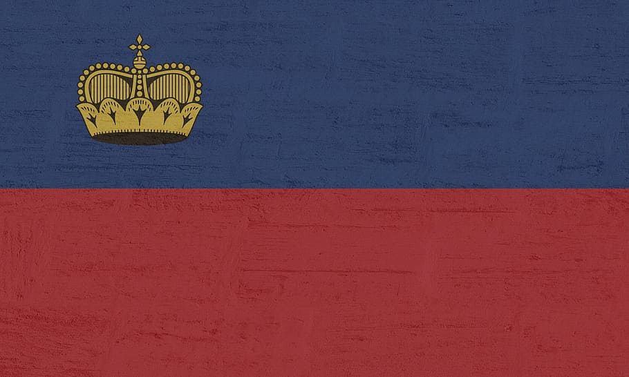 liechtenstein, flag, international, wall - building feature HD wallpaper