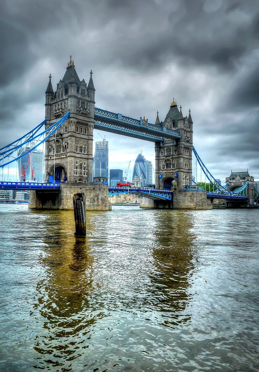 Tower Bridge, London, Britain, Travel, City, England, Landmark, HD wallpaper