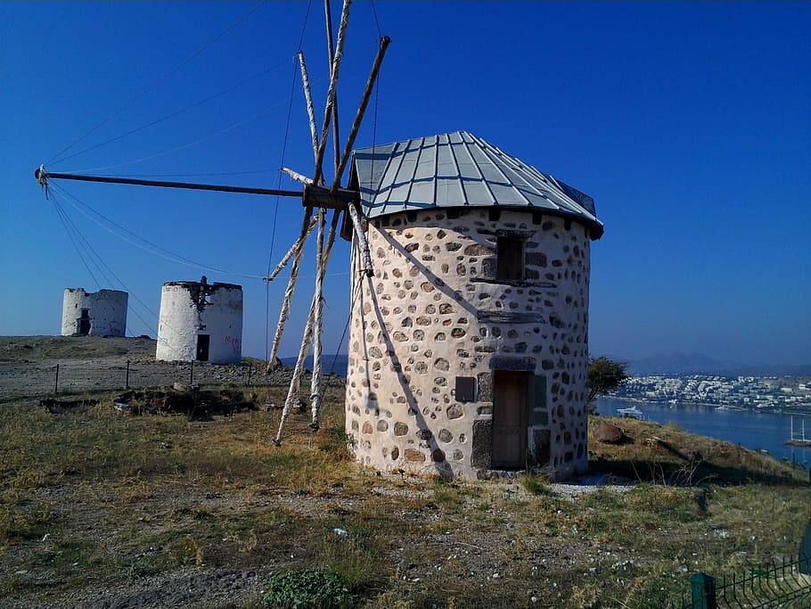 mill, turkey, costa, fuel and power generation, architecture HD wallpaper