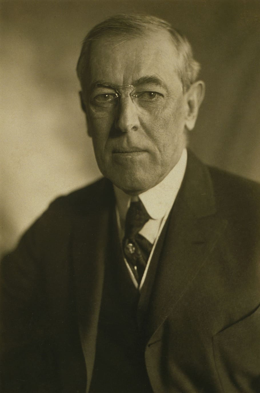 Woodrow Wilson Portrait, president, public domain, people, one Person