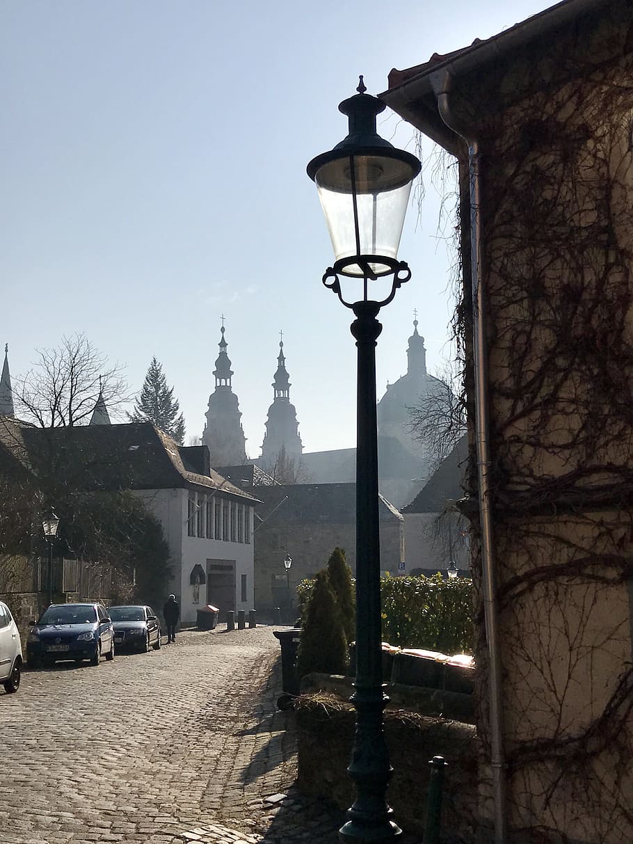 Fulda, Dom, Sky, Lantern, Church, steeple, landmark, germany, HD wallpaper