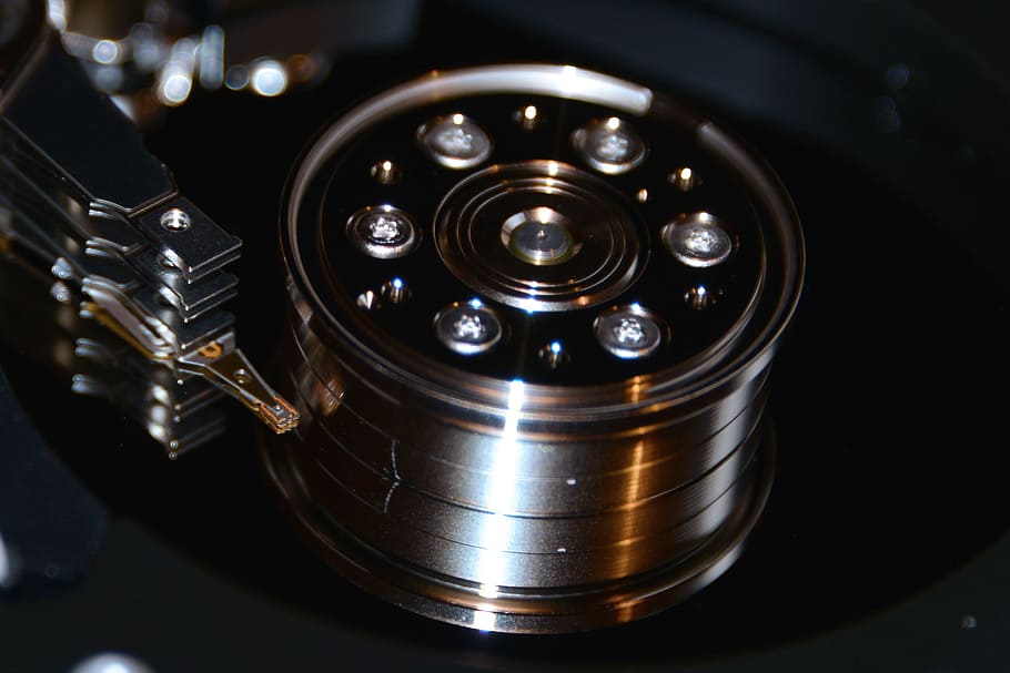 Hard Drive, Hdd, Macro, Inner Workings, disk, computer, component, HD wallpaper