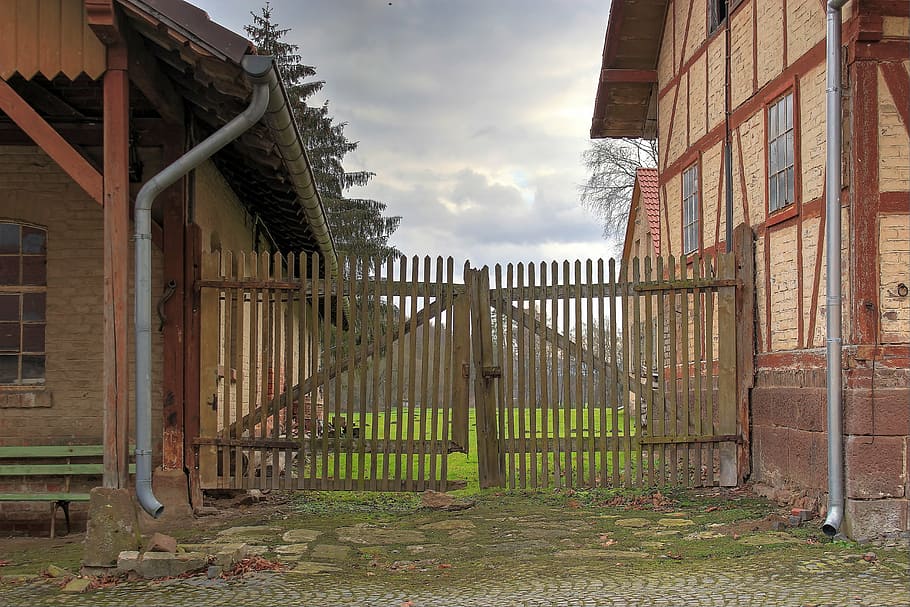 old, old gate, germany, architecture, built structure, building exterior HD wallpaper