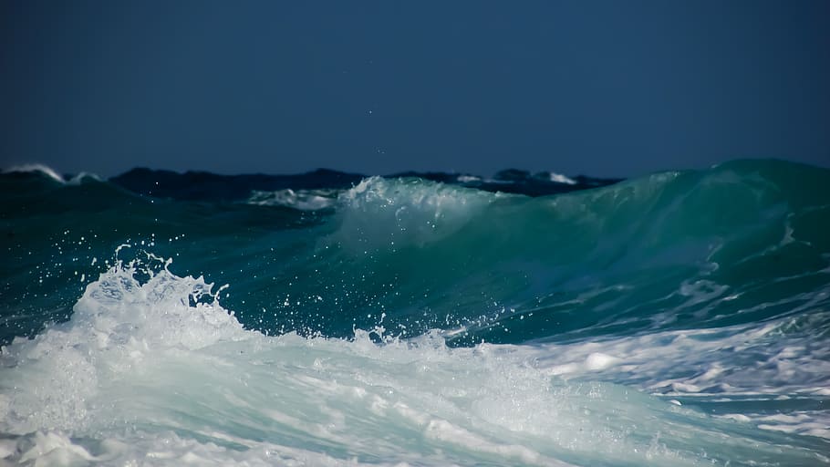 Spray, Foam, Wave, Splash, Energy, Power, wind, storm, weather HD wallpaper