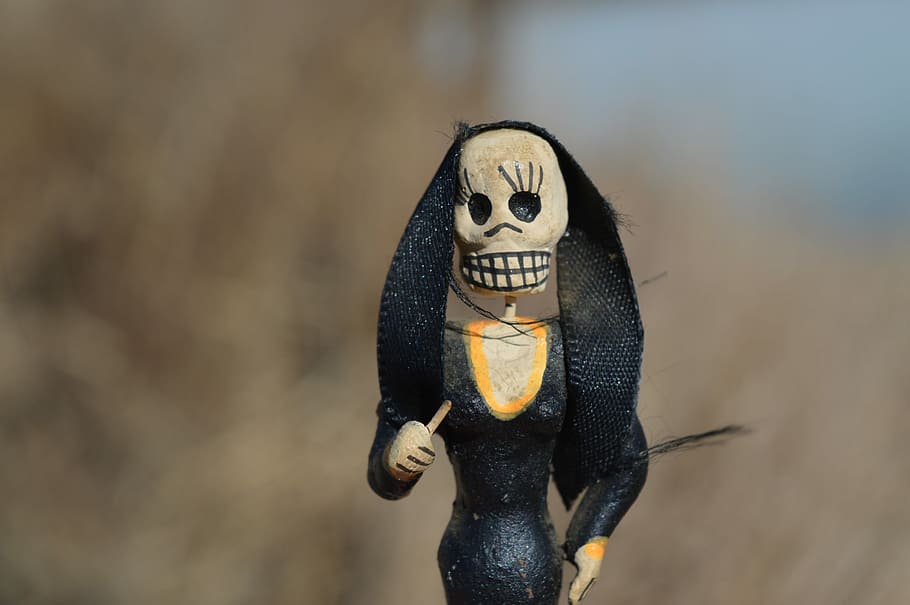 Skeleton, Witch, Zombie, Scary, Horror, creepy, spooky, death HD wallpaper