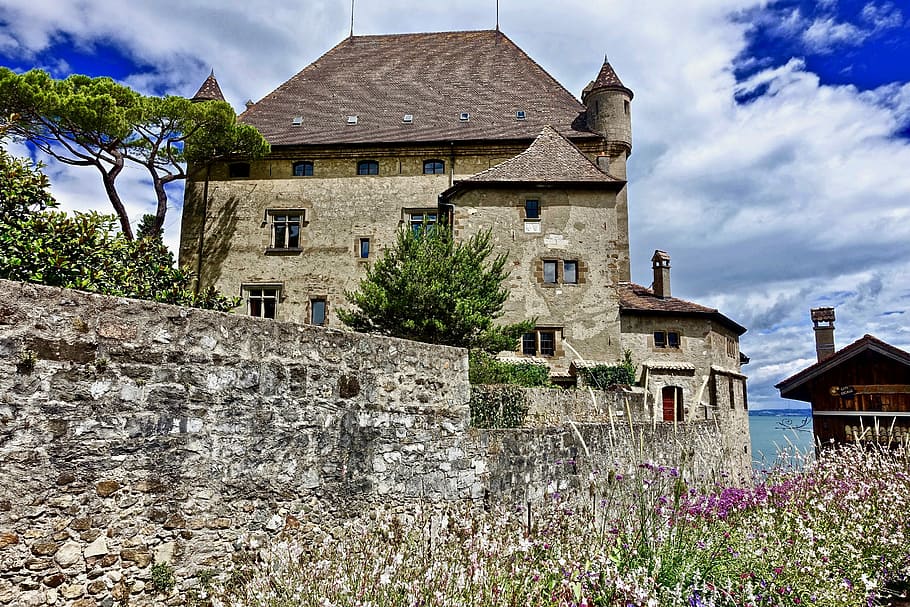 architecture, building, old, house, ancient, outdoors, medieval HD wallpaper