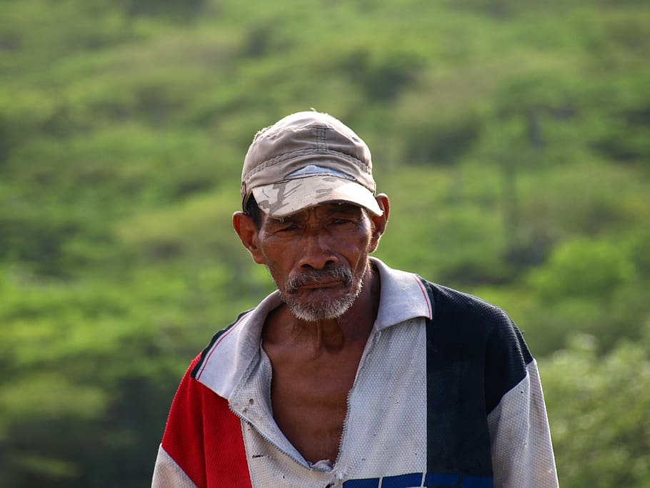 old, man, brown, race, thoughtful, black, face, people, brown skin HD wallpaper