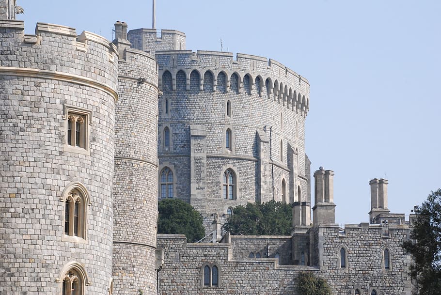 windsor castle, royalty, historical, landmark, ancient building