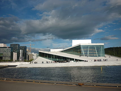 oslo, opera, opera house, architecture, places of interest HD wallpaper
