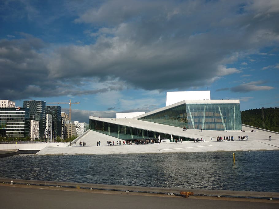 oslo, opera, opera house, architecture, places of interest HD wallpaper