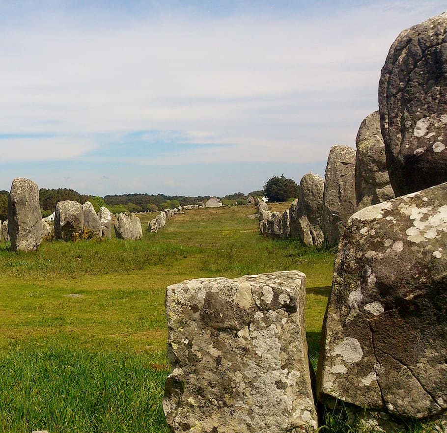 carnac stones, brittany, megalith, megalithic, ancient, bretagne