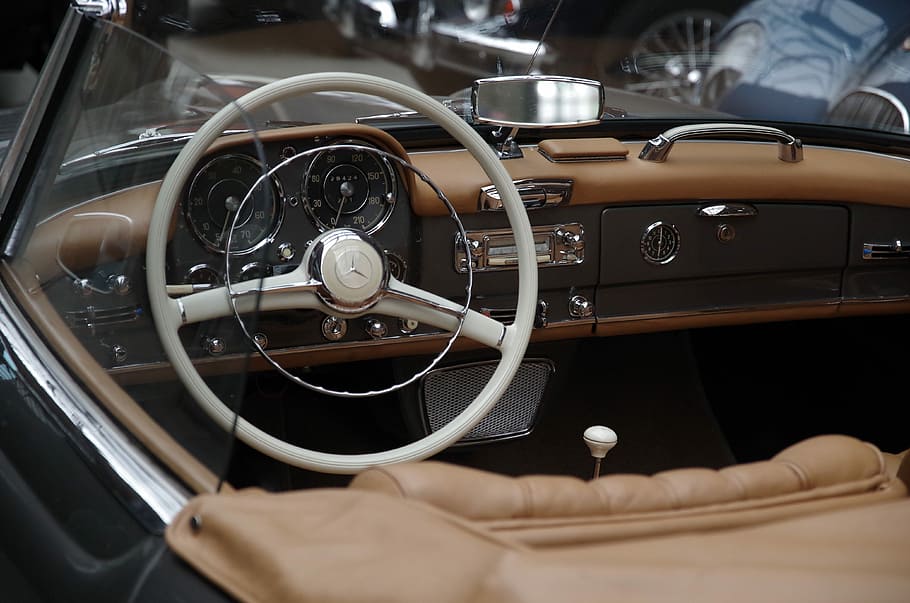 auto, mercedes, speedometer, dashboard, transport system, vehicle HD wallpaper