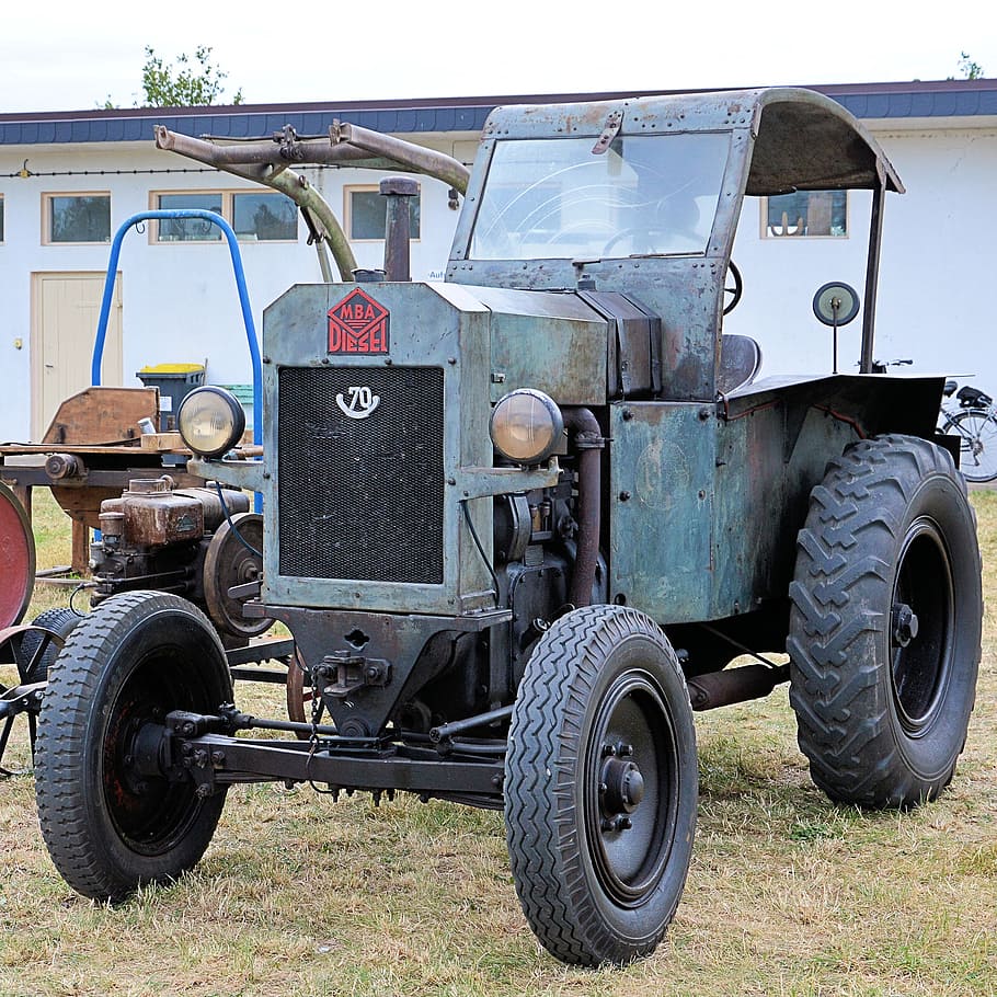 tractor, tractors, old, historically, mba-tractor, agriculture HD wallpaper