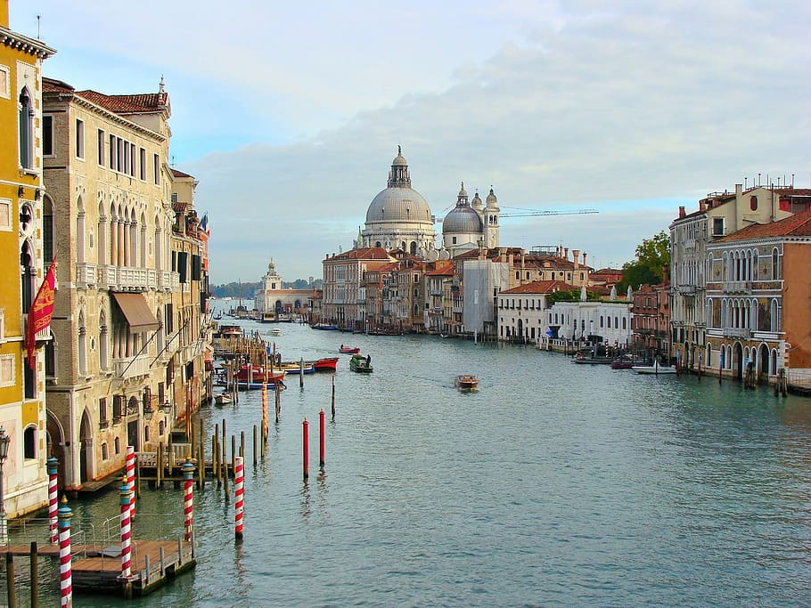 Venice, Channel, Facades, architecture, building exterior, built structure HD wallpaper
