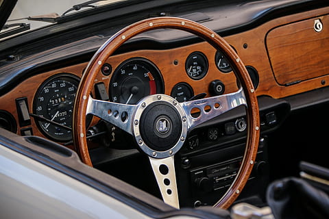 steering wheel, classic, retro, vintage, old, car, vehicle HD wallpaper