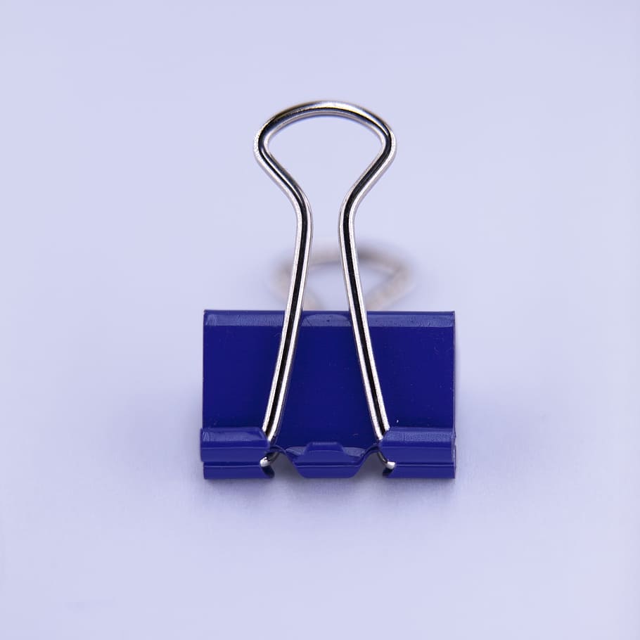 clip, the phrase, file, bundle, studio shot, paper clip, blue HD wallpaper