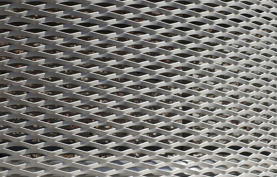 grid, sheet, drawn, metal, regularly, pattern, background, shiny HD wallpaper