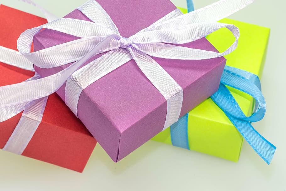 gift, packages, made, loop, packet loop, christmas, christmas decoration HD wallpaper