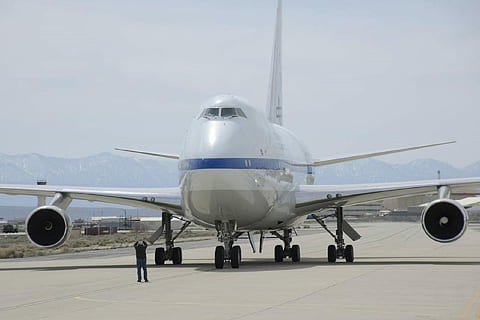 Jetliner, Boeing 747Sp, Modified, telescope, nasa, national HD wallpaper
