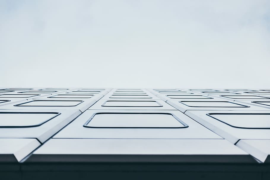 low-angle photography of high-rise building, architecture, window HD wallpaper