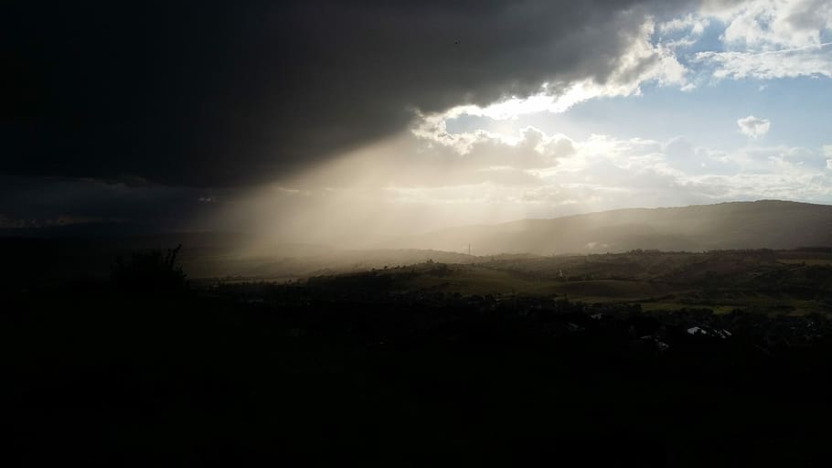 Cloud, Sky, rain, nature, scenics, weather, cloud - sky, tranquility HD wallpaper