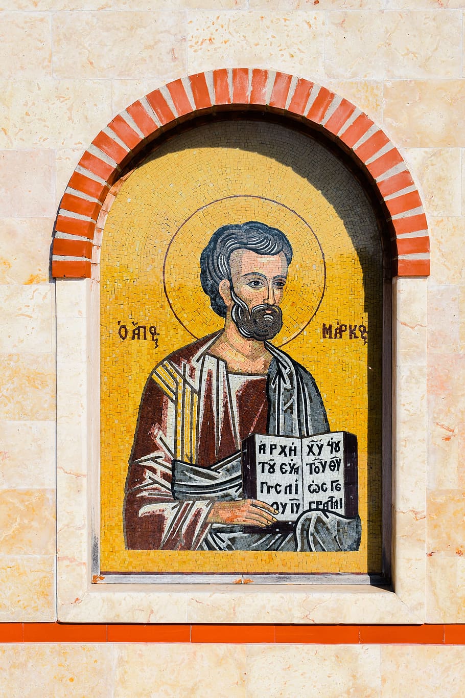 Saint Mark, Mosaic, Iconography, Church, religion, christianity, HD wallpaper
