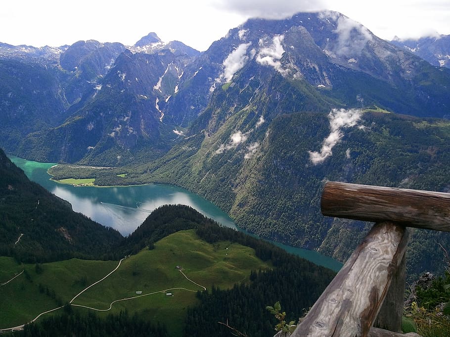 germany, bavaria, sky, clouds, natural spectacle, alpenblick HD wallpaper