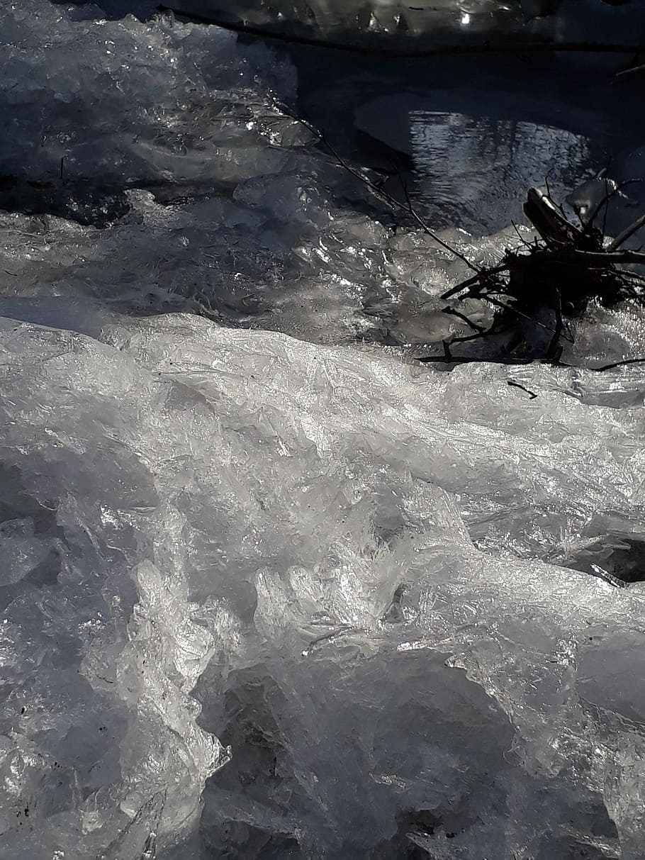 waters, ice, rock, nature, no people, cold temperature, day HD wallpaper