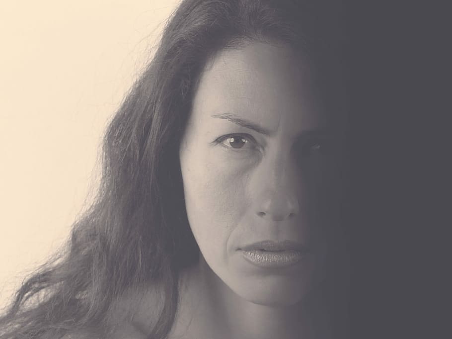 Face, Hair, Thinking, Emotion, person, woman, young, beautiful HD wallpaper
