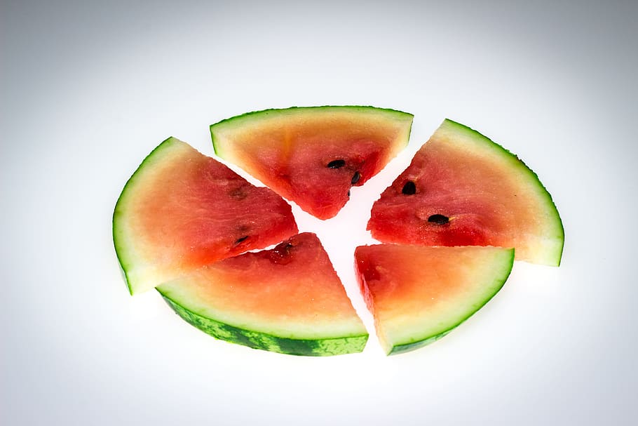 Watermelon, Fruit, Slice, Food, natural, freshness, healthy eating HD wallpaper