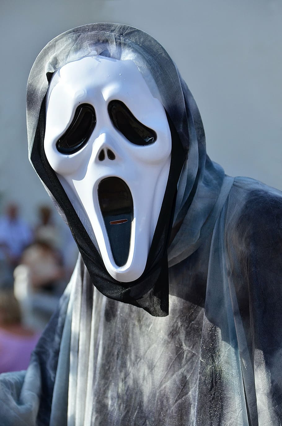Download Scream Ghostface Black Art Wallpaper  Wallpaperscom