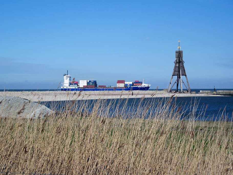 cuxhaven, ball bark, sky, grass, nature, land, plant, day, clear sky HD wallpaper
