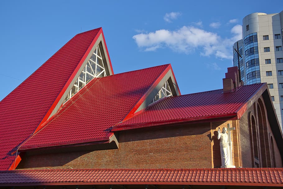 building, architecture, catholic, showplace, modern, church HD wallpaper