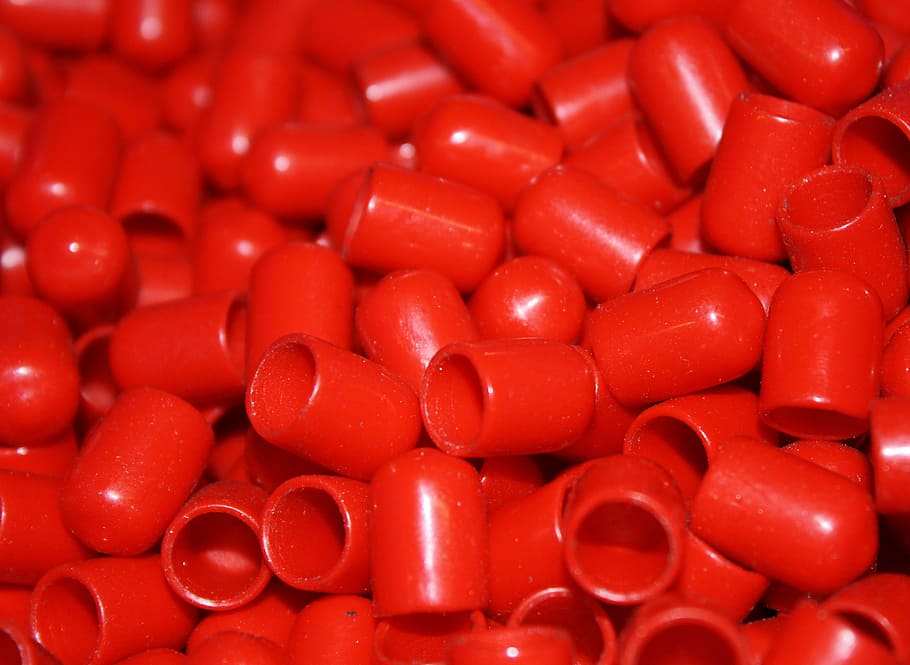 caps, plastic, red, large group of objects, backgrounds, close-up HD wallpaper