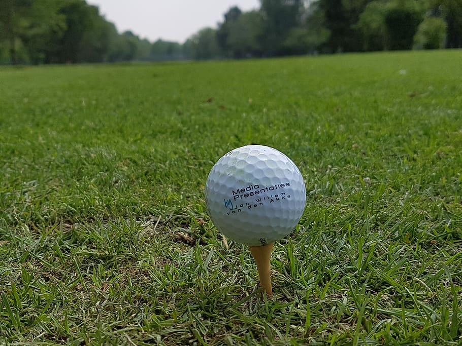 Golf Course, Grass, Golf Ball, field, growth, nature, outdoors HD wallpaper