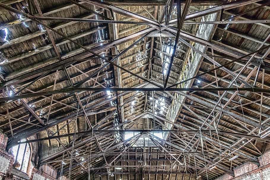 lost places, hall, leave, lapsed, old, factory, ruin, old factory HD wallpaper
