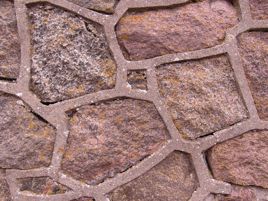wall, structure, background, natural stone, stone wall, bricked HD wallpaper