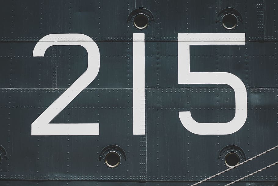 215, gray board with 215 print, number, ship, sign, transportation HD wallpaper