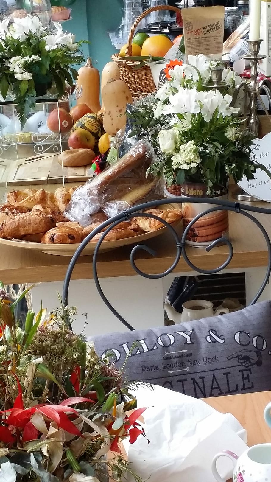 Cafe, Chic, Vintage, flower, day, no people, freshness, food HD wallpaper