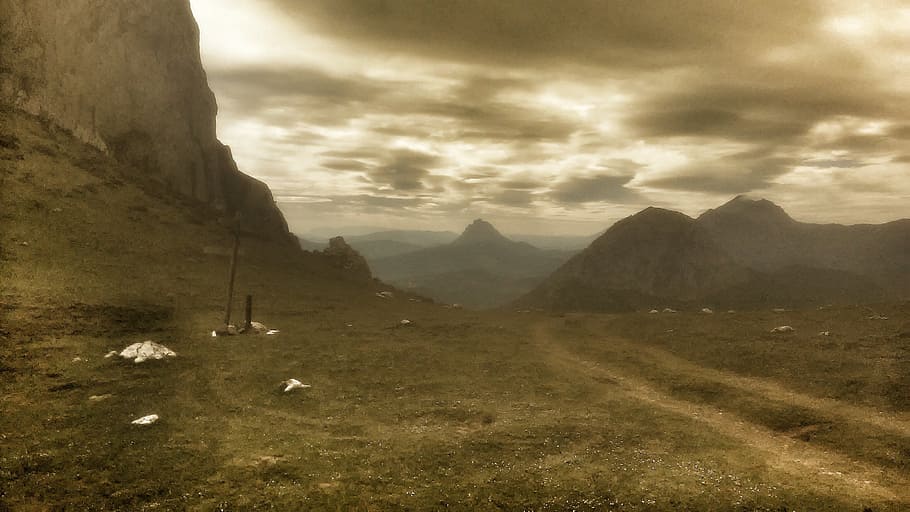 Mountain, Landscape, mountain landscape, nature, scenics, outdoors HD wallpaper