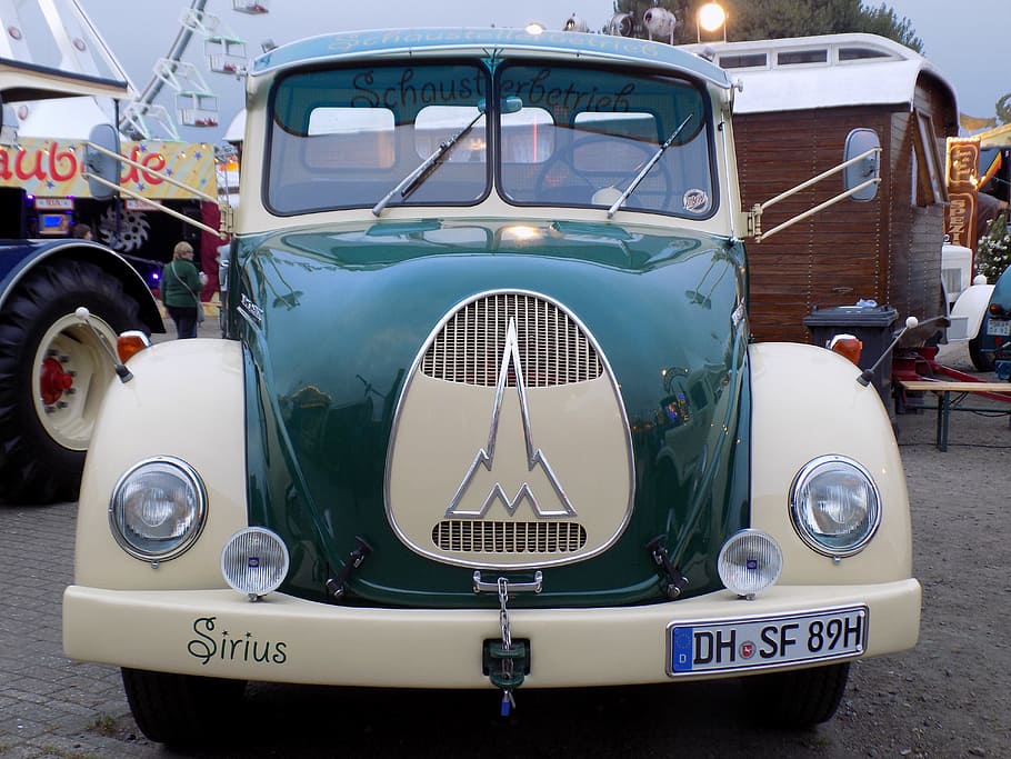 Sirius, Oldtimer, Auto, Classic, front view, retro styled, old-fashioned HD wallpaper