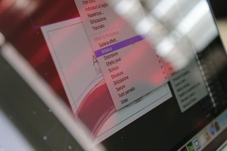 close photo of MacBook screen, computer screen, closeup, details HD wallpaper