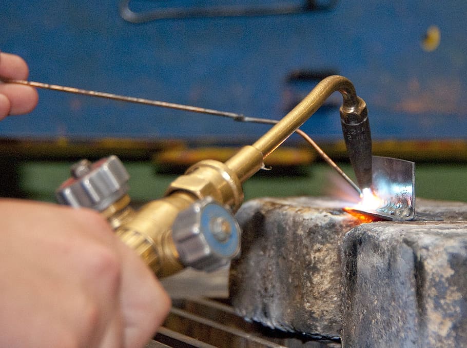 brown acetylene torch, Welding Machine, Welder, Training, human body part HD wallpaper