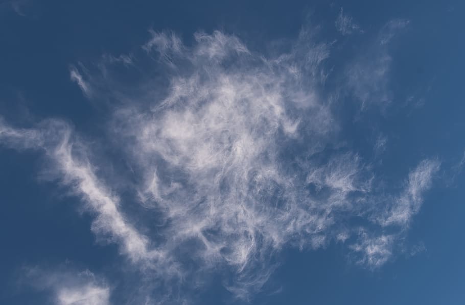 clouds, white, blue, fluffy, delicate, pattern, sky, cloud - sky HD wallpaper